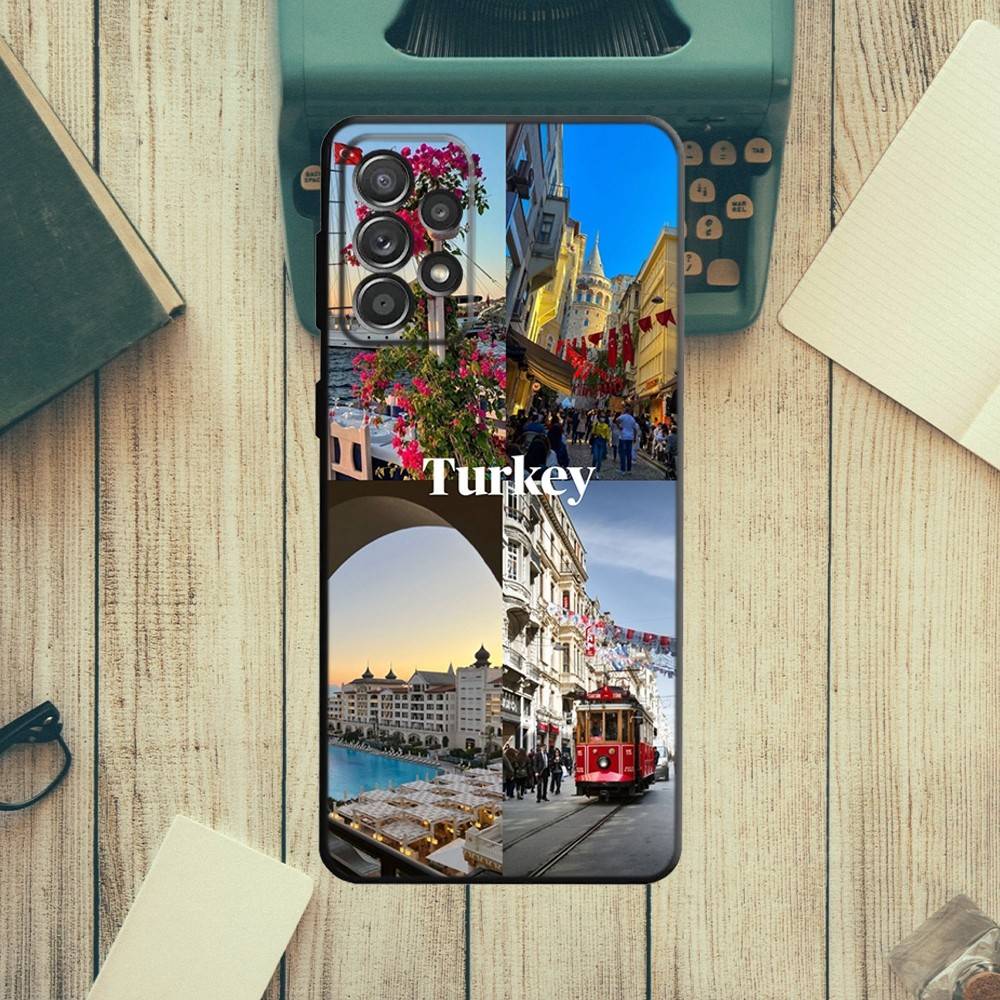Turkey Istanbul Scenery Phone Case For Samsung S21,S22 Ultra,S20,S30 plus,S22 plus,S23,S30 ultra 5G Silicone Cover