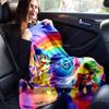 1pc Inside Out Printing Blanket - Soft, All-Season Throw for Office Blanket,  | Personalized Gift with Adorable Cartoon Design