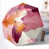 1 pièce Parapluie Art Abstrait à Ouverture/Fermeture Automatique avec Commande et Toile Coupe-Vent - Design Pliant, Cadeau de Vacances yy260225143