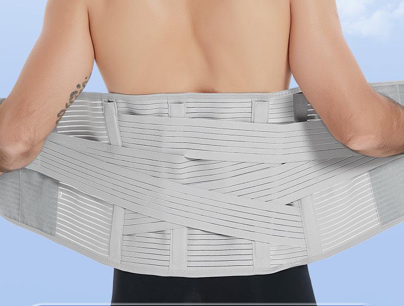 Breathable Steel Plate Lumbar Support Belt for Prolonged Sitting