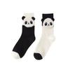 Pure Cotton Cute Socks Designer Panda Women Socks Cute Funny Black White Middle Tube Socks