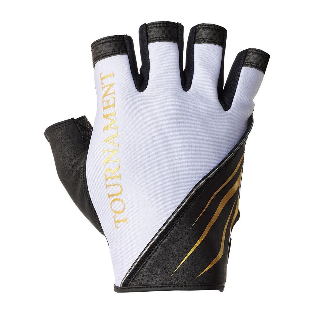 Daiwa Light Gray Size L DG-1124TW Men's Gloves,