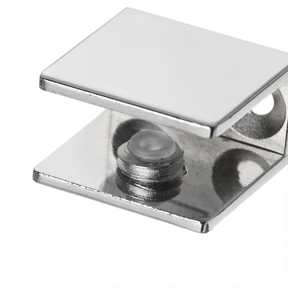 2pcs Thicken Alloy Board Support Plank Clip Glass Shelf Support Glass Clamp Glass Shelf