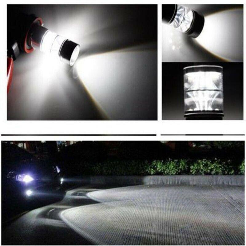H4 100W 20Led Lampadina Abbagliante/Anabbagliante Hid 6000K Bianco Faro Moto Alta Potenza