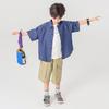 Boys' Vintage Lyocell Denim Short-Sleeve Shirt