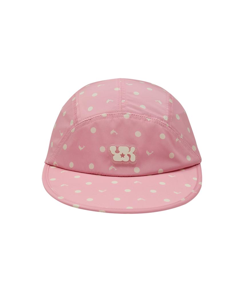 WAIKEI Dolphin Dot Duck Cap Pink