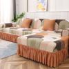 Double Sofa Large Skirt Sofa Cushion Four Seasons All Inclusive Sofa Cover Simple Elastic Luxury Sofa Protective Cover