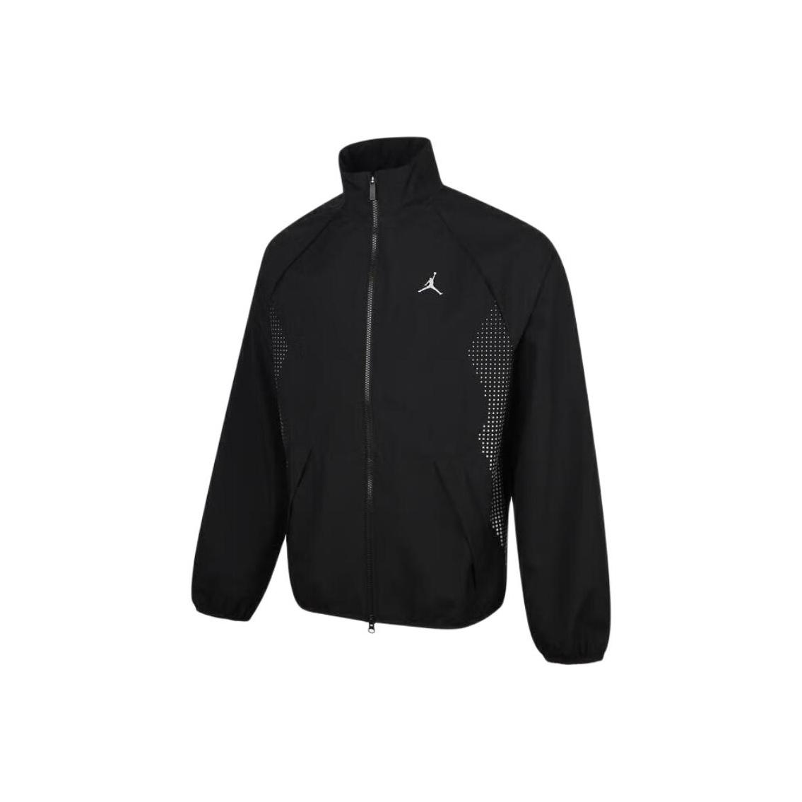 

Jordan Sprt Jam Разминочная Удобная Куртка с Буквами, Стойка-Воротник, На Молнии, Мужская Куртка HF9886-011 M