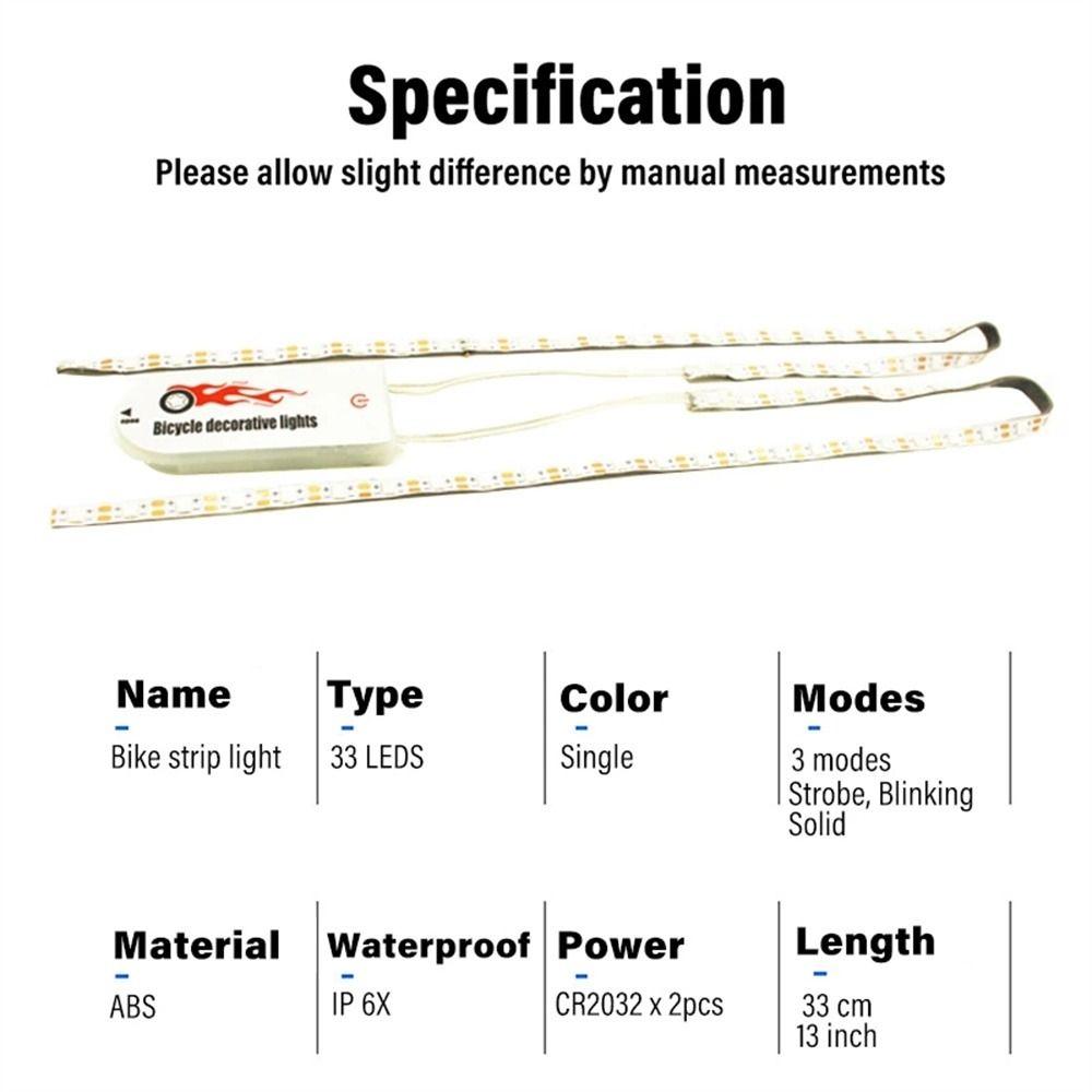 Rahmendekoration MTB Fahrrad Dekoratives Licht Fahrradlichter Fahrradrücklicht Fahrradrücklicht