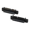 SATA Male to SATA Male Adapter Converter 22Pin Sata With 7pin+15pin FeMale to Male SATA Power Data Cable Black Replacement