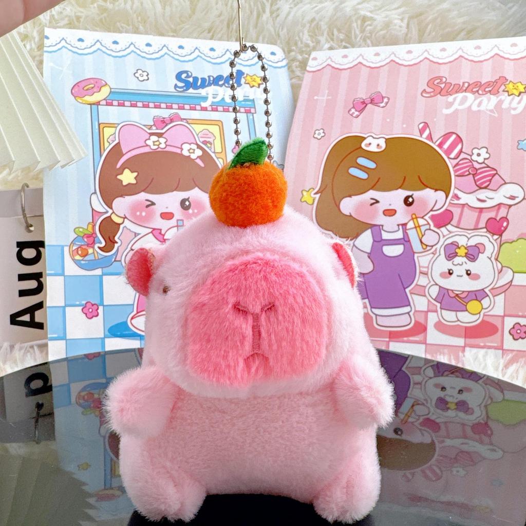 Guinea Pig & Capybara Plush Doll Keyring Backpack Charm