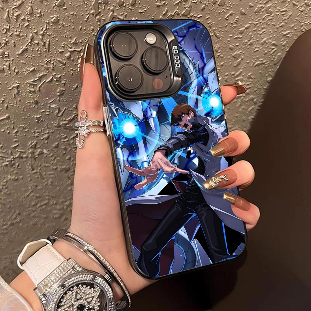 Yugioh Seto Kaiba Phone Case for iPhone 17 16 15 14 13 12 11 X XR XS Air Pro Max Plus Black Colorful Silver Cover
