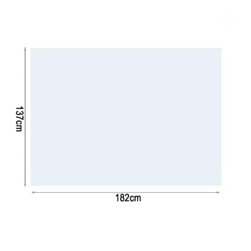 Table Mat Rectangular PVC Tablecloth Carpet Silicone Soft Glass Rug Waterproof Transparent Table Cover for Home Kitchen Dining Room