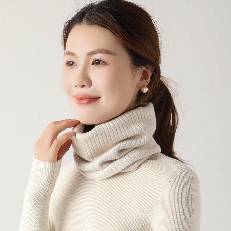 Women Winter Warm Multifunctional Neck Gaiter Headscarf Face Cover 3 In 1 Thermal Neck Warmer Headwrap Face Mask Cold Accessory