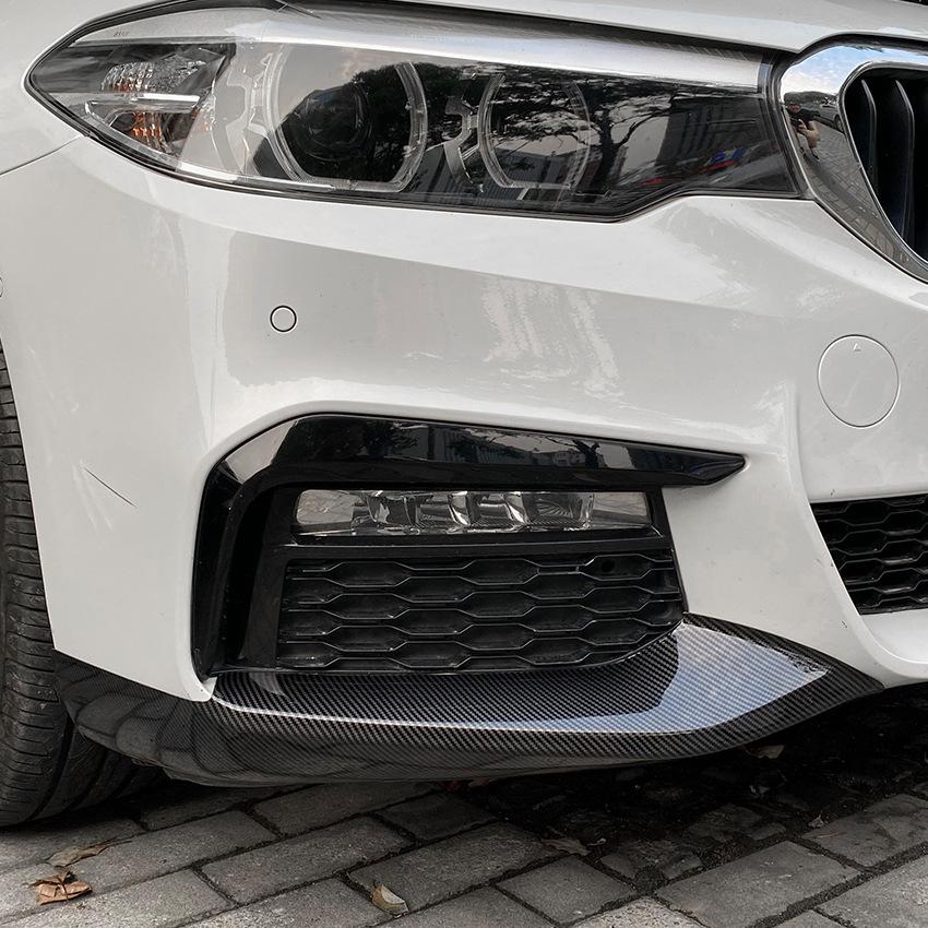 For BMW 5 Series G30 G31 G38 520i 525i 530i 540i M Sport 2017-2020 Front Bumper Lip Splitter 1Pair Spoiler Diffuser Cover