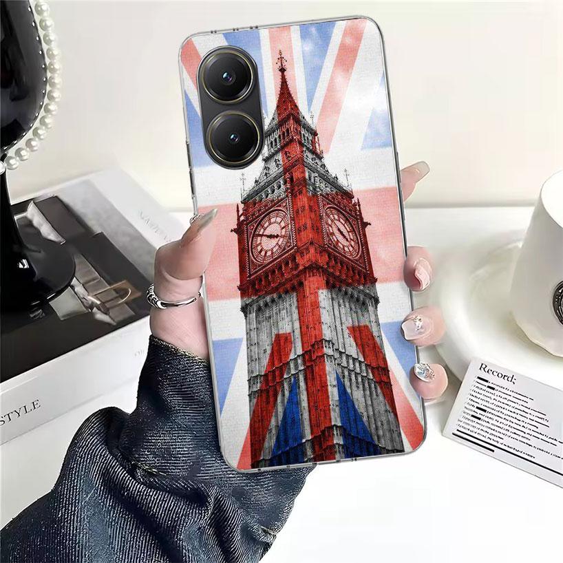 Union Jack England UK Flag Soft Phone Case For Xiaomi Redmi 15C 15 13C 13 Poco X5 X6 X7 F7 Ultra M7 12C 12 10 10C 9C 9A 9T 9 Fun