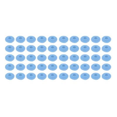 50PCS Foam Earbuds Cover 15mm Sponge Earbuds Replacement Ear Pads Tips Protector for MP3 MP4 Tablets Earphones Blue