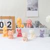 Dog Shaped Silicone Candle Molds Epoxy Resin Silicone Molds for Candle Soap Plaster Decorations, Plaster Silicone Molds