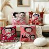 Pretty Cartoon BBetty Bboop Cushion Cover Inches Farmhouse Decor Home Throw Pillow Covers for Couch Decorations