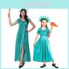 Statue Liberty Of Halloween Costume Children Adult Dress For Performances Stage