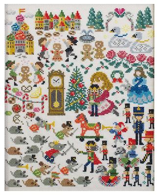 Olympus Embroidery Kit Cross Stitch Nostalgic Story Design by Nitka The Nutcracker and the Mouse King 7572 Is Sold Frame W-59 Separately.