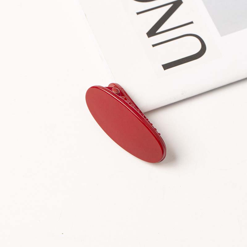 Korean Acrylic Red Geometric Hair Claw for Women Fashion Small Large Square Hair Crabs Clip Hair Clamps Hair Accessories