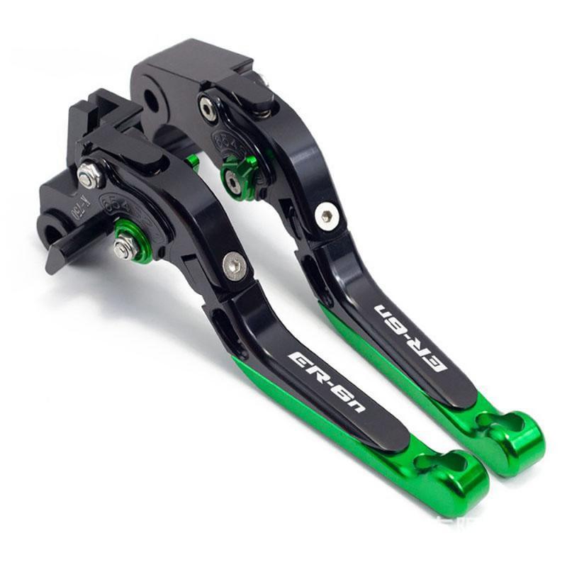 Adjustable Folding CNC Brake Clutch Levers Kawasaki Ninja 650 ER-6F ER-6N Aluminum Lever Set