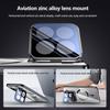 Transparent Electroplate Lens Holder Magsafe Case For Xiaomi 15 15Pro Fold Hinge Magnetic Wireless Charging Cover