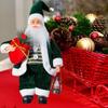 Creative 13inch Santa Claus Decorations Soft Standing Santa Claus Santa Claus Window Decoration Velvet Xmas Tree Ornament