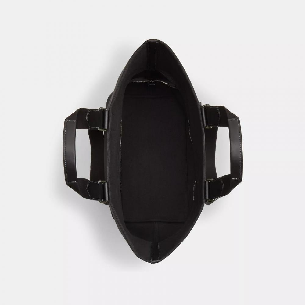 Coach Small Tour Tote Bag Gunmetal Black Multi