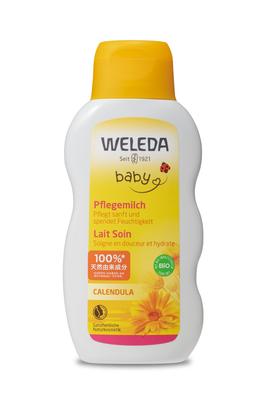 WELEDA Calendula Baby Milk Moisturizing Emulsion for the Whole Moisturizing and Hydrating for Delicate Gentle Herbal Naturally Derived Organic