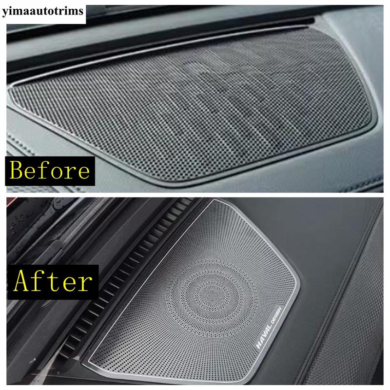 Pillar A Speaker / Dashboard Audio Sound Horn Frame / Roof Reading Light Lamp Cover Trim Accessories For Haval Dargo
