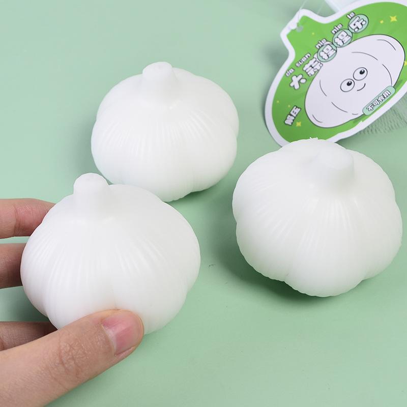 Creative Decompression Garlic Kneading Music Flour Ball Slow Rebound Garlic You Simulate Garlic Vent Decompression Artifact