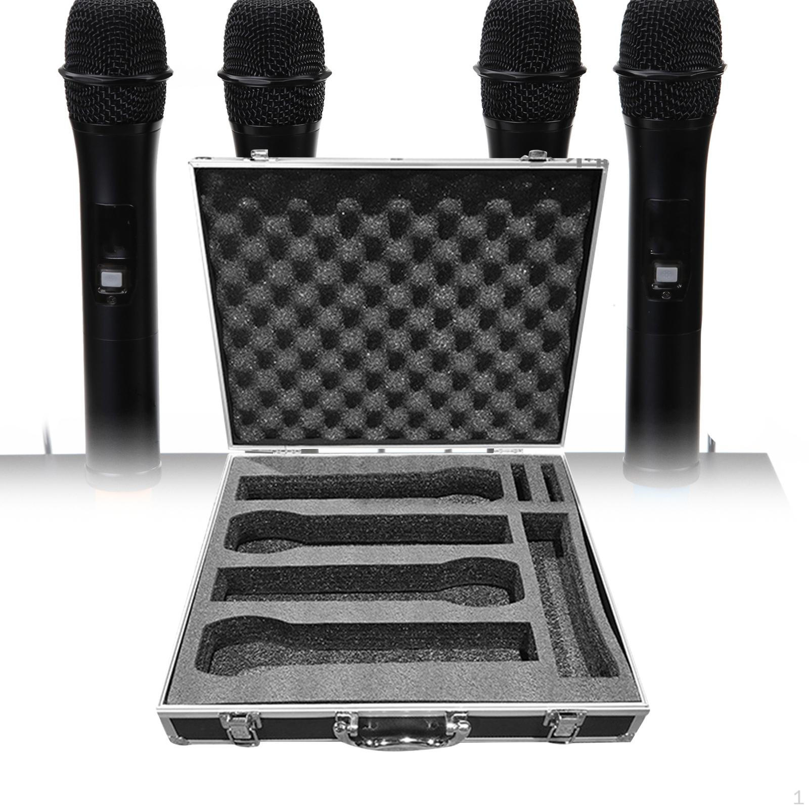 

Ящик для хранения инструментов, чехол для переноски из алюминиевого сплава, твердый портативный контейнер для оборудования для чёрный