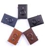 RFID Apple AirTag Tracker Protective Case with Crazy Horse Card Holder and Carbon Fiber Finish