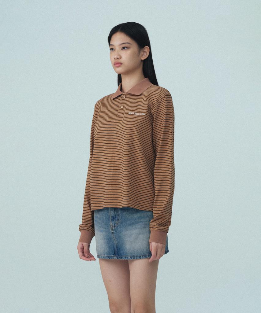 REST&RECREATION Stripe Pk T-Shirt - Beige