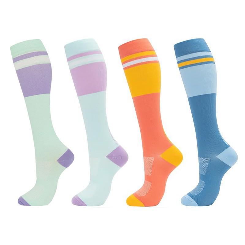 Unisex 6 Paar Kompressionssocken-Set zum Laufen & Radfahren