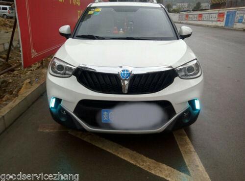 2 Pcs 12V Blade Shape HID White LED Vehicle Daytime Running Light Fog Lamp DRL