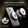 Magnetischer Selfie-Lichtring für iPhone, LED-Aufhelllicht, verstellbar, kompatibel mit Smartphones