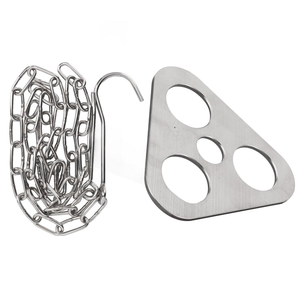 Outdoor Camping Tripod Pot Hanger Picnic Fire Stand Stainless Steel Tripod Hook Camping Supplies