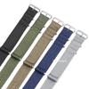 High Quality Ribbed Watch Band Nylon Strap 20mm 22mm for Military Ballistic Fabric Replacement Watchband Bracelet Accessories