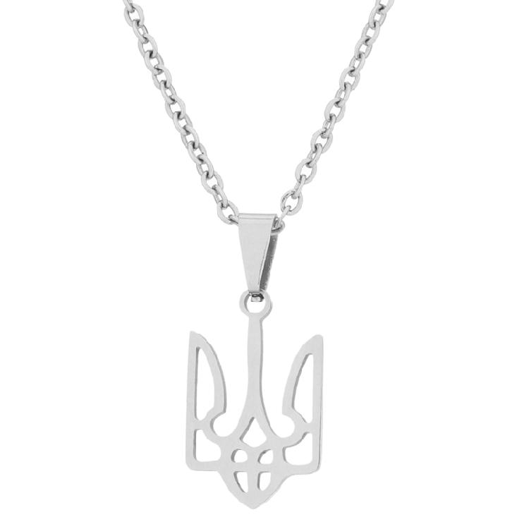 Ukraine National Emblem Necklace Hollow Jewelry Ukrainian Symbol Necklace