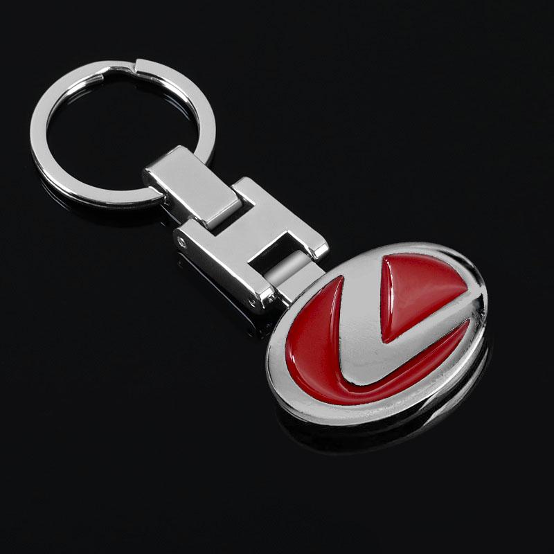 Luxury Car Keychain Car Keychain Gift Logo Emblem Key Ring For Lexus F SPORT ES RX NX LS UX LM LX GX LC RZ IS CT GS RC HS LBX
