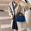 Patchwork Colorblock Small Handbags For Women Denim Shoulder CrossBody Bags Casual Street Boston Designer Purses CLE