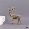 Scultura Capra dello Zodiaco Cinese Statuetta Pecora in Ottone Statua Portafortuna Ornamento da Scrivania Ricchezza Fengshui Per Decorazione Casa
