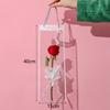 10pcs New Transparent Bouquet Gift Bag Party Supplies Decoration Flowers Wrapping Bag With Handle Birthday Gift Bag Gift