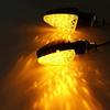4 Pcs Indicator Flashers For Motorcycle 15 Led Signal Indicators Amber Mini Flasher 12V Waterproof Motorcycle (New Version)