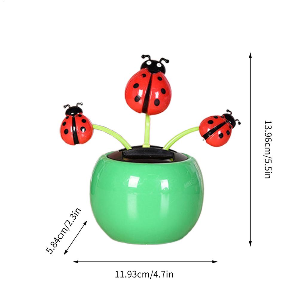 Solar Dancing Sunflower Toy Dancing Flowers Solar Powered Car Dashboard Toy Portable Shaking Head Car Toy Reusable Solar Powered