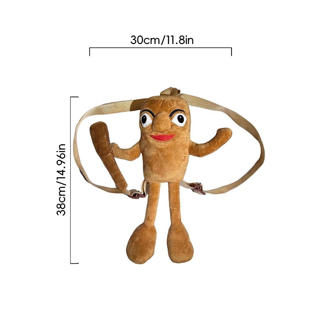 Cute Plush Backpack Brainrot Tralalero Tralala Tung Tung Tung Sahur Kids Shark Backpack Purse with Shoulder Strap