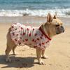 Bow Pattern Mesh Dog Skirt Ultra-Thin Summer Dog Clothing Cute Pet Clothing  For Small Medium Dogs